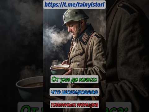 От ухи до кваса: что шокировало пленных немцев #shorts #история
