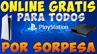 [CORREEE] YA el ONLINE GRATIS para todos los usuarios de PS4 PS5 por SORPRESA