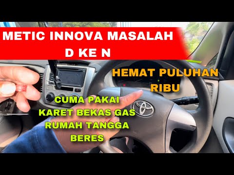 MATIC INNOVA RUSAK ???? DIESEL 2KD BERES HANYA DENGAN KARET GAS BEKAS