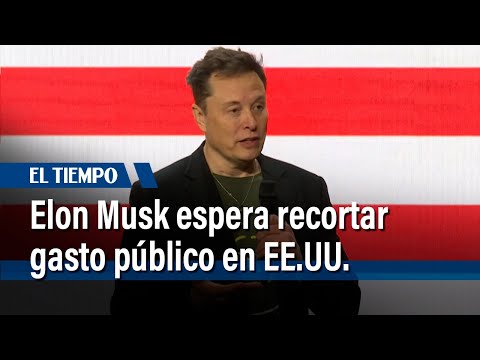 Elon Musk espera recortar gasto público en EE.UU. en 1 billón de dólares | El Tiempo