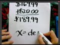 Calculating Discounts and Savings