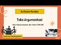Kuis Teks Argumentasi