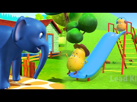 Hathi Raja Aloo Kachaloo & Kalu Madari | 3D Animated Rhymes | Hindi Balgeet | Kids Poems