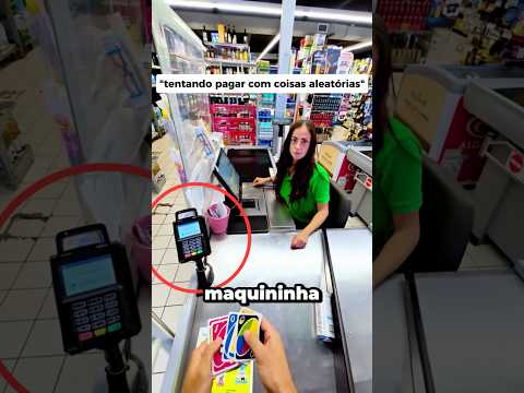 Pagou com a carta do Uno?! 😱🤣