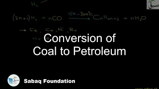 Conversion of Coal to Petroleum
