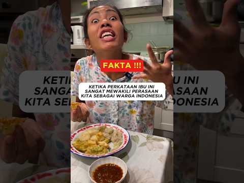 KETIKA PERKATAAN IBU INI SANGAT MEWAKILI PERASAAN KITA SEBAGAI WNI
