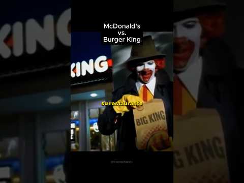 McDonalds vs Burger King 🍔😂 #mcdonalds  #burgerking  #comida