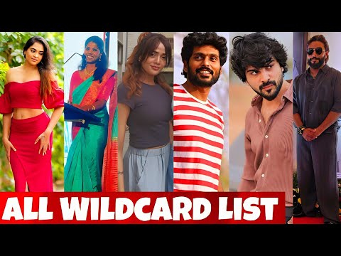 Bigg Boss Tamil 8 - Final Six Wildcard Contestant Full Details | Vijay Sethupathi | Vijay Television