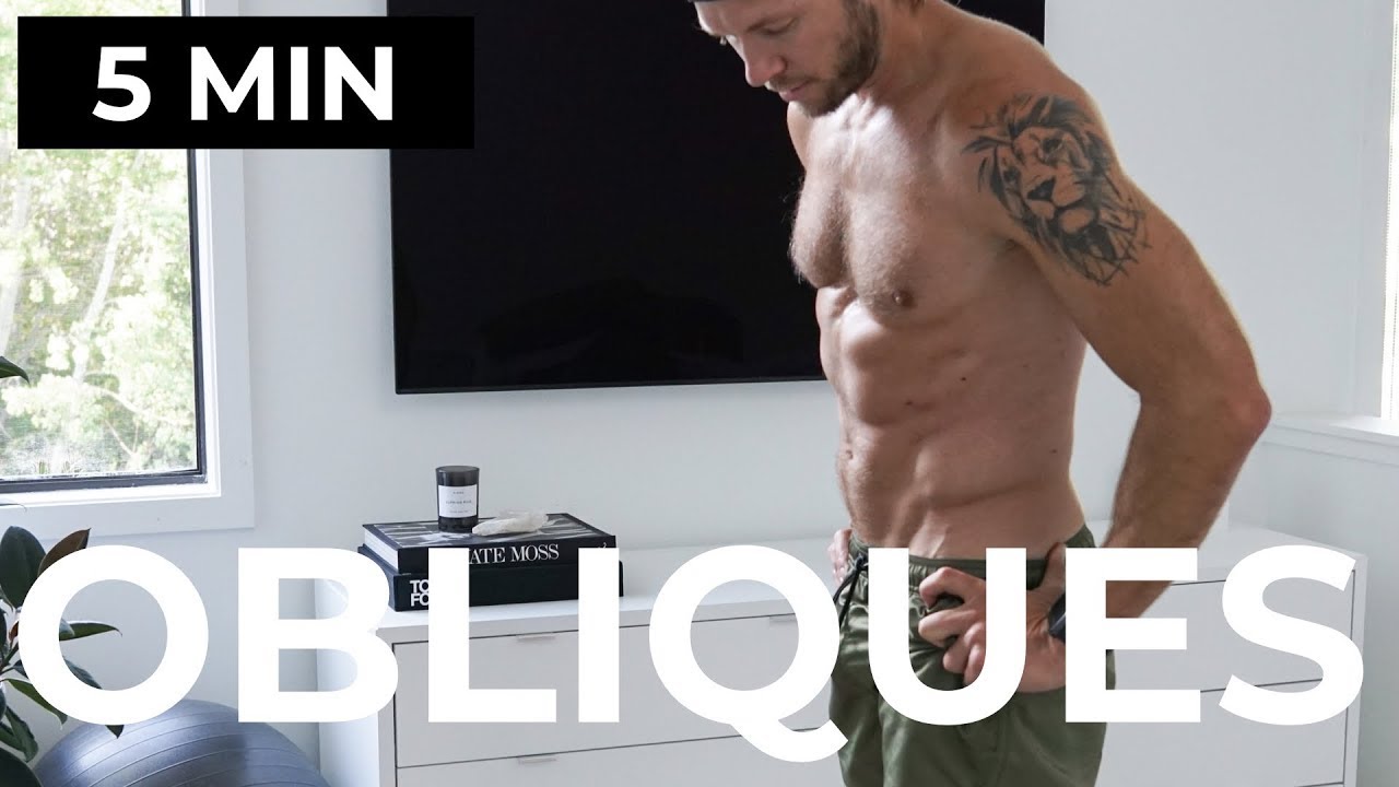 5 MIN OBLIQUES WORKOUT (NO EQUIPMENT) LOVE HANDLE WORKOUT - TIFF x DAN