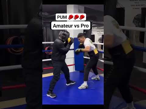 AMATEUR 🥊 vs PRO 🔥 Sparring#boxing #shorts