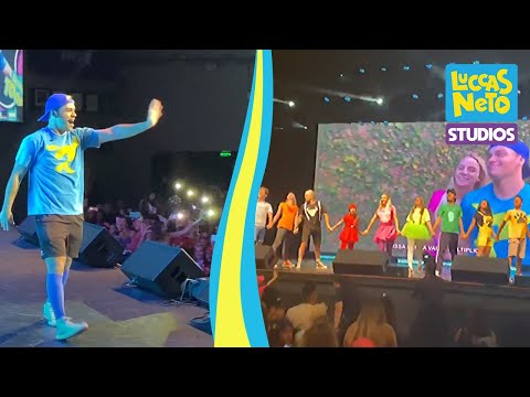 MOMENTOS DO SHOW DO LUCCAS NETO COM MÚSICAS
