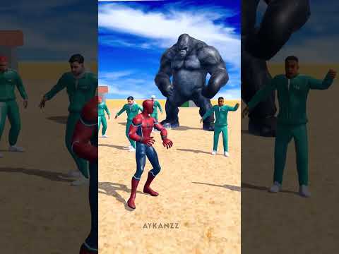 Squidgame BUT WITH A GORILLA😵 #squidgame #animation