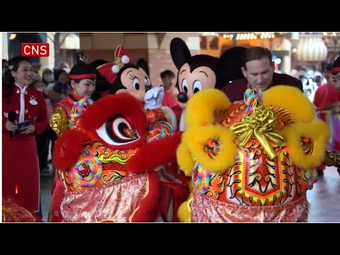 Shanghai Disneyland welcomes Lunar New Year with eye-dotting ceremony