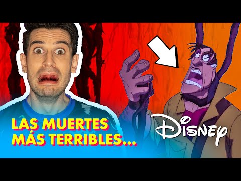 TOP 10 PEORES MU€RTE$ en DISNEY 💀😱
