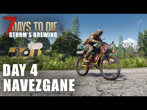 A New Home And A Bicycle - Navezgane 2.0 - 7 Days To Die Storm's Brewing