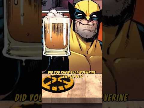 Wolverine Invented Beer In Marvel's Universe #shorts #wolverine #spiderman #beerhistory