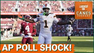 SNUBBED: Miami Hurricanes and Malachi Toney DOMINATE Stanford, AP Top 25 REMAINS Unimpressed