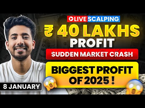 Live Intraday Trading || Nifty Option Scalping || 08 January || Option Buying