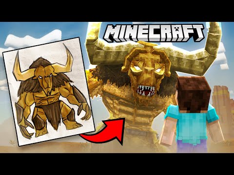I Added YOUR Drawings in Minecraft! #13
