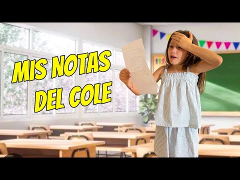 MARTINA REACCIONANDO A SUS NOTAS FINALES DEL COLEGIO