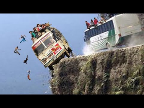 Dangerous Idiots Truck Car Bus Operating Fails, Extreme Truck Car Bus Crashing Total Idiots at Work