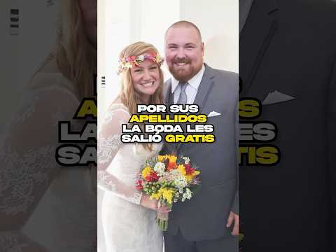 Por sus apellidos la boda les salió GRATIS 💍 #Datazo