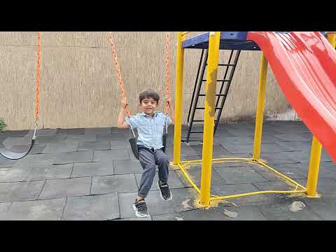 Aahan enjoy swing