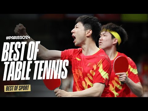 🏓 Best table tennis moments at #Paris2024