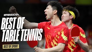 🏓 Best table tennis moments at #Paris2024