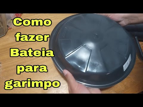 Como fazer uma bateia gastando pouco