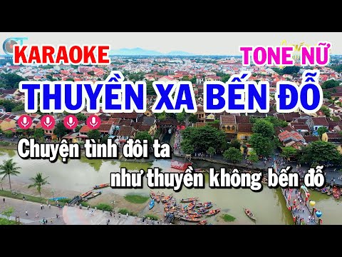 Karaoke Thuyền Xa Bến Đỗ Tone Nữ ( Fm ) Nhạc Sống Tuấn Kiệt