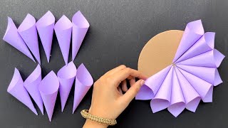 2 Beautiful Flower Wall Hanging / Paper Craft For Home Decoration /Easy flower making with paper DIY