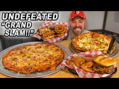 Eubank Pizza’s Undefeated 8lb "Grand Slam" Chicago-Style Food Challenge in Kentucky!!