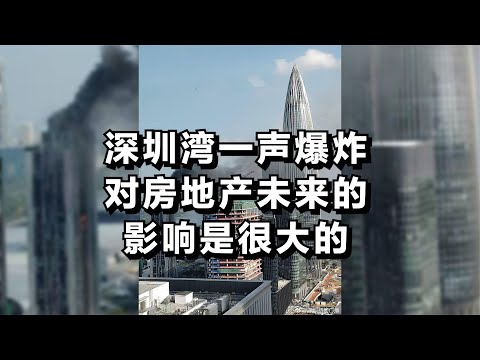 深圳湾悦府一声爆炸，对房地产未来的影响是很大的