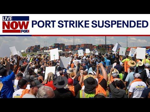 BREAKING: Port strike suspended, ILA agrees to 62% wage hike | LiveNOW from FOX