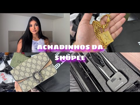 COMPREI TODO MEU CARRINHO DA SHOPEE | muitos achadinhos e link de tudo 💖