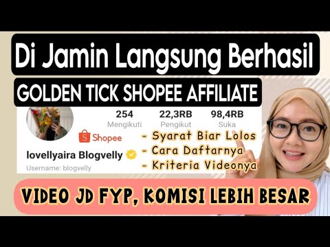 DI JAMIN BERHASIL ❗CARA MUDAH DAPET GOLDEN TICK / CENTANG KUNING DI SHOPEE VIDEO 2025