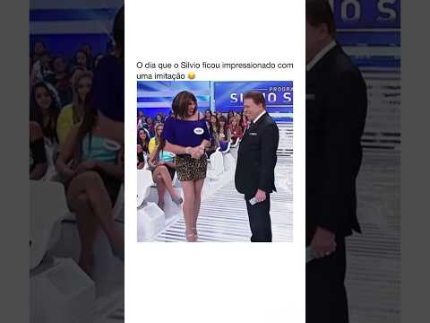 Silvio ficou impressionado com a imitação