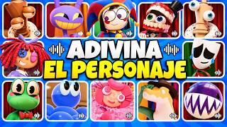 Adivina Los PERSONAJES De THE AMAZING DIGITAL CIRCUS🎪Por Su Voz🎶Pomni❤️Jax💜Adivina La Voz😀❤️