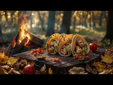 Bushcraft Tacos ASMR - Smoky, Juicy, Unforgettable!