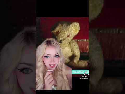 Worlds MOST Haunted Teddy Bear Mr.Ted… 🐻👻 #shorts