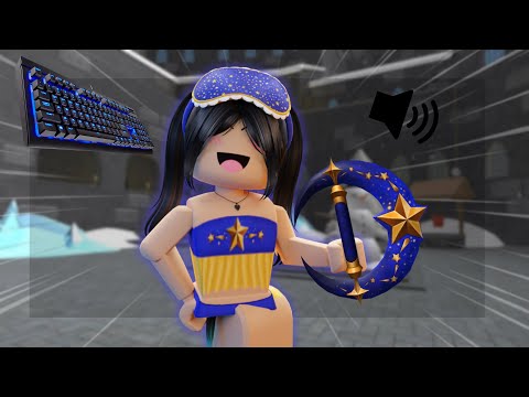 MM2 TRICKSHOTS with CELESTIAL SET *KEYBOARD ASMR*