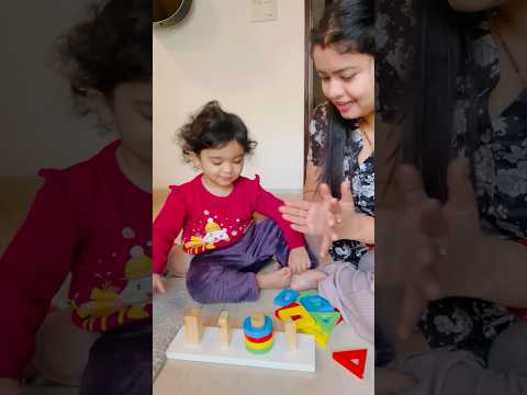Baby recognising colors and shapes #shorts #ytshorts #baby #kids #riya’samazingworld #anayakandhal