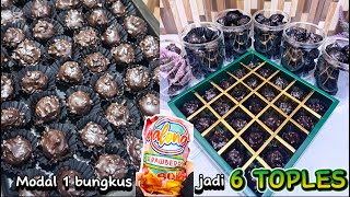 TANPA OVEN TANPA MIXER, CUMA 3 BAHAN BISA DIBUAT ISIAN TOPLES LEBARAN