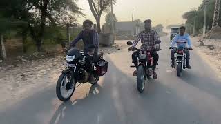Today my bike modify shop open all modify bike mini bike full woshing  bike road ran  red colour