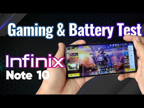 (ENGLISH) Infinix Note 10 Gaming Test - Battery Drain Test - Heating Test