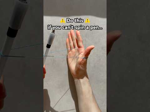 Do this if you can’t spin a pen ✍️🌀