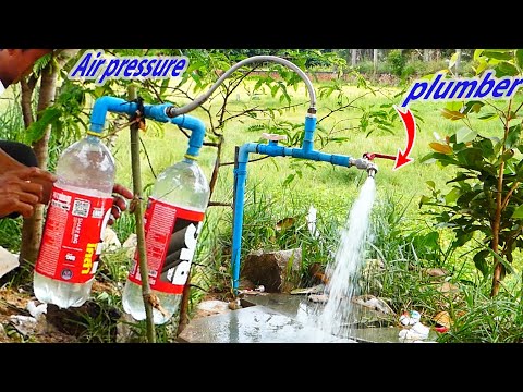 Amazing idea! How to fix PVC pipe Low pressure water to Make strong pressure water