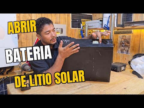 Abrir a bateria  de litio solar da Huawei  100A. 48v