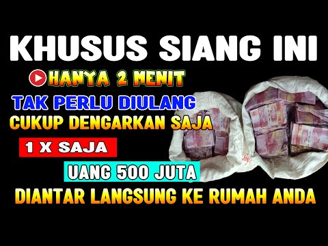 ⛔Awalnya Tak Percaya, Setelah putar 2 menit, Jangan kaget 550 Jt Datang Tiba-2, Jangan Lupa Sedekah